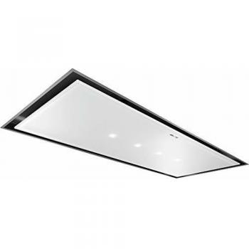 Campana Extractora de Techo Siemens LR27CBS20, 120cm, Cristal Blanco, 760m3/h