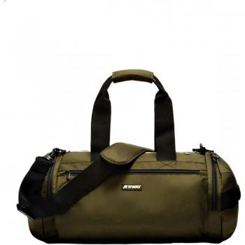 K-Way Mereville S Size Green Blackish Waterproof Weekend Bag