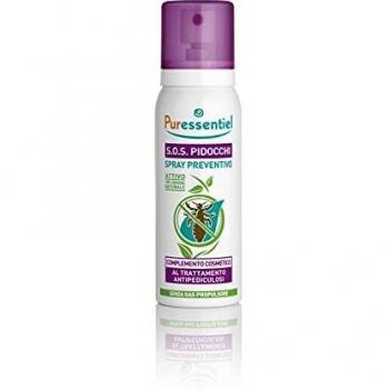 Puressentiel Lice Repellent Spray 75 ml - Head lice repellent - 24H effective protection - 100% natural origin, no neurotoxic repellent, non aerosol