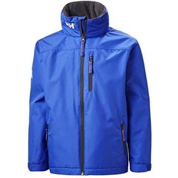 Helly Hansen Jr Crew Midlayer Jacket Chaqueta, Unisex niños, Royal Blue, 10