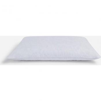 Almohada de plumas de pato clásica premium con funda de algodón orgánico