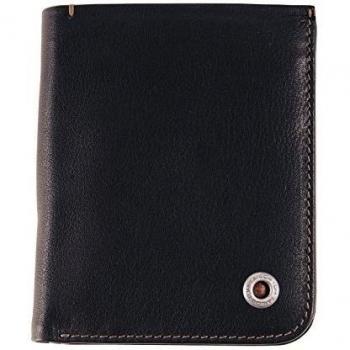 Tom Tailor Acc TONY Börse schwarz - Monedero de cuero hombre, color negro, talla 10x12x2 cm
