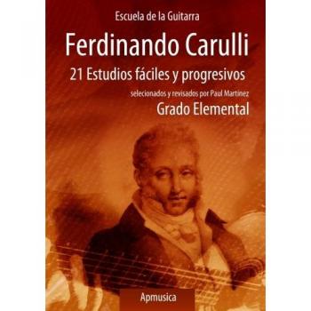 Ferdinando Carulli 21 Estudios fáciles y progresivos