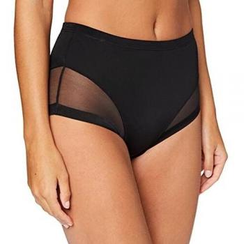 Dim Culotte Taille Haute Generous Limited Edition Invisible, Cierre para Mujer, Negro