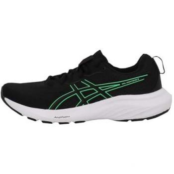 Zapatillas ASICS Gel-Contend 9, tipo running, color negro puro y turquesa, talla 48