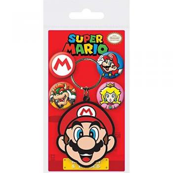 Pack Super Mario - Keychain & Badges Set Mario