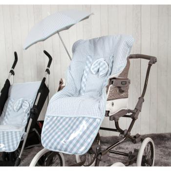 Babyline Summer - Colchoneta para silla de paseo, color azul