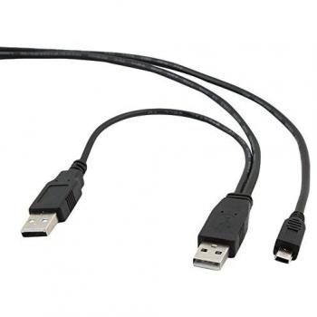 iggual IGG312063 0.9m Mini-USB B 2 x USB A Negro - Cable USB