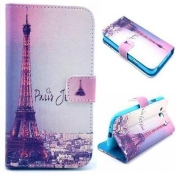 Semoss Funda de Cuero Flip Carcasa Cover con práctica función de soporte para Samsung Galaxy Trend Plus S7580 / Galaxy S Duos 2 S7582