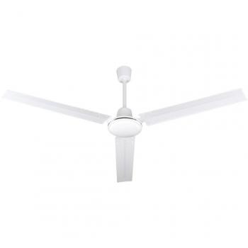 Ventilador de Techo Industrial Zephir 3 Palas Metálicas Ø120cm 5 Velocidades 70W Blanco