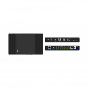 Kramer Electronics EXT3-21-XR-TR - Extensor de señal HDMI 4K a 3.5 mm, soporte para resolución hasta 4K@60Hz, distancia de transmisión de hasta 70 metros sobre cable CAT6