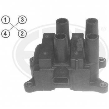 Bobina de encendido ERA 880103A, tipo de producto: bobina de encendido, características: compatible con múltiples modelos de vehículos, diseño optimizado para un rendimiento eficiente, instalación sencilla, alta durabilidad y resistencia a condicione