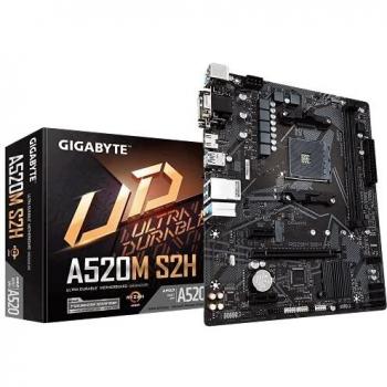 GIGABYTE A520M S2H mATX Motherboard for AMD AM4 CPUs