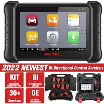 Autel MaxiDAS DS808K Escáner de Diagnóstico Carro, Actualizado de DS808, MP808, Prueba Activa, Diagnóstico de Todos los Sistemas, Purga de ABS, Reinicio de Aceite, EPB, SAS, Codificación de Inyector