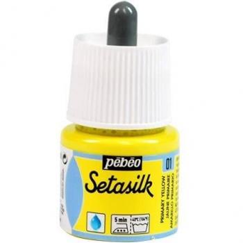Setasilk Pintura para Seda 45ml - Pébéo 001 Amarillo Primario