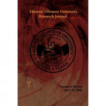 Revista de Investigación de la Universidad Huston-Tillotson - Edición en Rústica