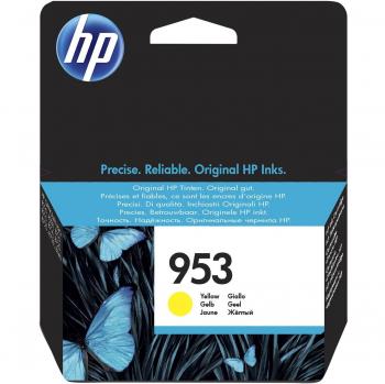 Cartucho de Tinta HP 953 Original Amarillo para OfficeJet Pro Serie 77XX, 82XX, 87XX - Rendimiento Estándar de 700 Páginas