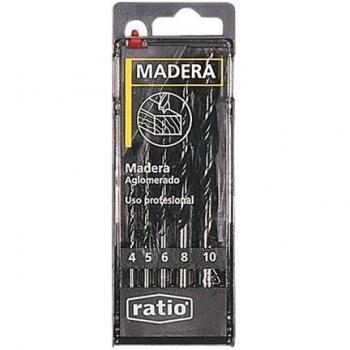 Ratio 1588H5 - Brocas Para Madera Juego 5 Ratio