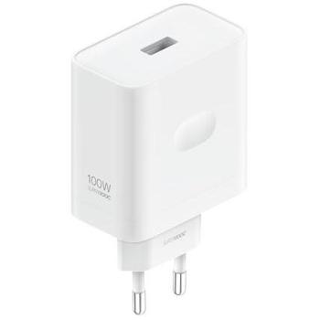 Cargador Original Oppo SuperVOOC 100W con Cable Incluido - Carga Rápida, Blanco