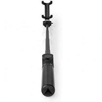 Selfie Stick Bluetooth Inalámbrico Nedis 4.2 con Trípode, Mando Remoto, Longitud Plegada 19 cm y Desplegada 550 mm, Capacidad de Peso Máxima 400 g