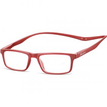Montana Readers MR59D Magnetic Men's Eyeglasses Red Size +1.00 - Blue Light Block Available