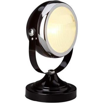 Lámpara de mesa RIDER brillante y llamativa, negra