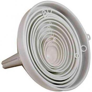 Embudos de Plástico 18 cm - Color Blanco