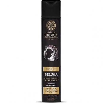 Natura Siberica Beluga - Champú Activo Contra La Caída Del Cabello para Hombre, 250 ml