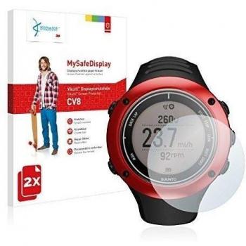 2x Vikuiti MySafeDisplay protector de pantalla CV8 de 3M para Suunto Ambit2 S Red
