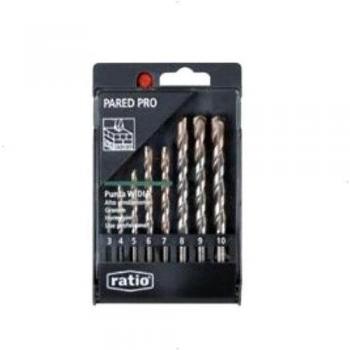 Ratio 1592H8 - Brocas Para Pared Profesional Juego 8 Ratio