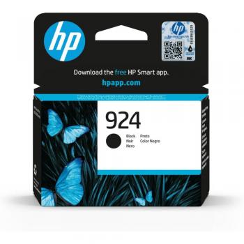 Cartucho de tinta HP 924 Negro - Original, Hasta 500 páginas, Reciclaje fácil