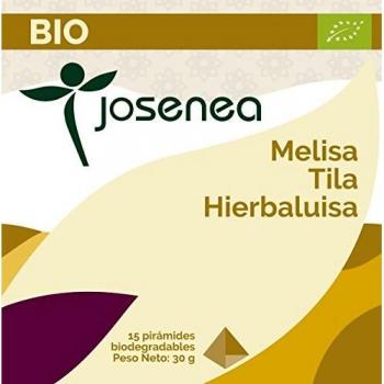 Infusión de Melisa, Tila y Hierbaluisa BIO 15 pirámides