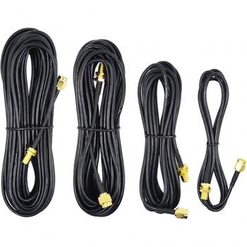 Cable de Extensión Coaxial RP-SMA Macho a Hembra 6M/9M RG174 para Antena Wi-Fi y Router