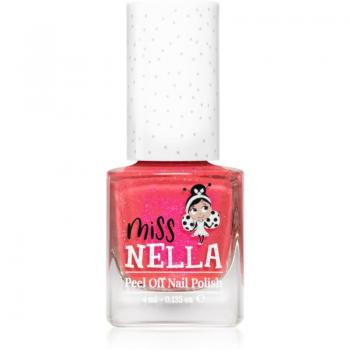 Esmalte de Uñas para Niños Tickle Me Pink - Fórmula Natural a Base de Agua, Brillo Especial, Peel Off, 4 ml