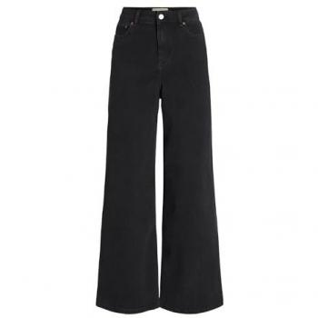 Jeans de pierna ancha para mujer Jack & Jones Tokyo C6145, alta cintura, denim negro