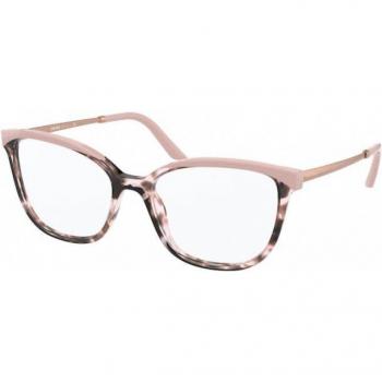 Prada Brown/Havana Optical Frame Glasses for Women, Pink, Size: 54 MM