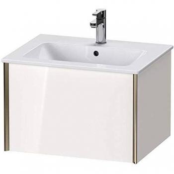 Mueble Bajo Lavabo Suspendido Duravit XViu 61x40x48 cm, 1 Tiroteo, Champagne Mate/Blanco Brillante
