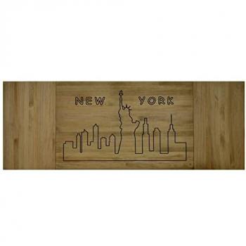 Cabecero Eco 3 Partes Nueva York 180x60cm en Madera Maciza de Pino Acabado Vintage Estilo Industrial