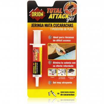 Orion - Insecticida en Jeringa para Cucarachas, 8 gr - Paquete de 5