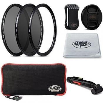 Rangers Ultra-delgada de 77mm Cámara filtro Kit de accesorios - Incluye kit de 49mm