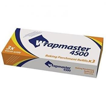 Rollos de Papel Pergamino para Hornear Wrapmaster 450mm x 50m (Pack de 3)