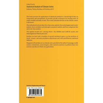 Statistical Analysis of Climate Series: Analyzing, Plotting, Modeling, and Predicting with R