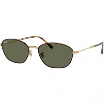 Ray-Ban RB3749 Gafas de Sol Mujer Metal Tortuga Verde G15 Geométrico Polarizado 55mm