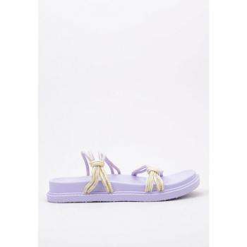 Sandalia Plana Mujer Krack Core Bacuit 37 Lila