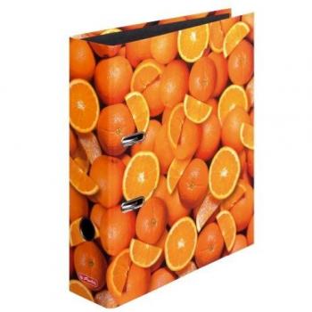 Archivadores de palanca Herlitz, color naranja, formato Din A4