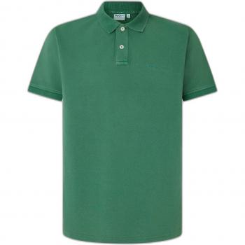 Pepe Jeans Men's Short Sleeve Polo Shirt New Oliver in Jungle Green, XXL