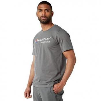 MONTANE Logo T, Gris, S