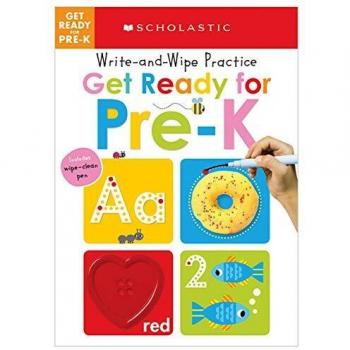 Scholastic Early Learners: Write & Wipe Practice: Get Ready For Pre-K