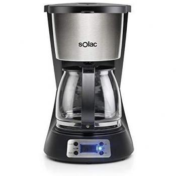 Solac CF4031 Stillo Digital Cafetera Goteo, 1000 W, 14 Cups, Acero Inoxidable