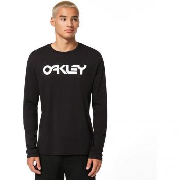Camiseta Oakley Mark 2.0 manga larga hombre negro blanco - XL